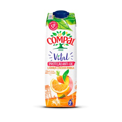 Compal Vital Orange Carrot And Mango Nectar 1L